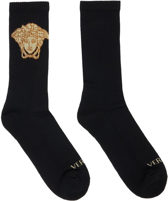 Photo: Versace Black Medusa Socks