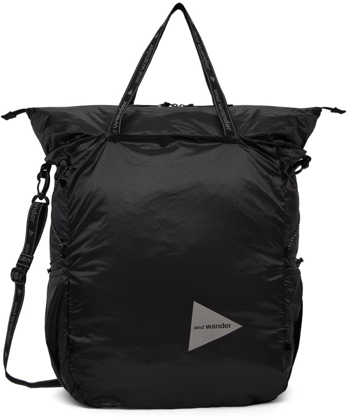 Photo: and wander Black Sil Tote
