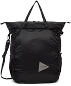 and wander Black Sil Tote