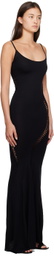Rick Owens Lilies Black Braided Maxi Dress