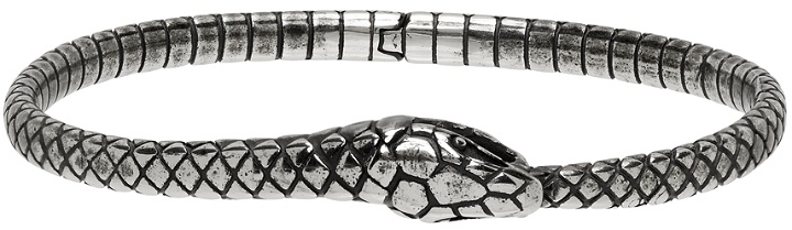 Photo: Hugo Silver Snake Circle Bracelet