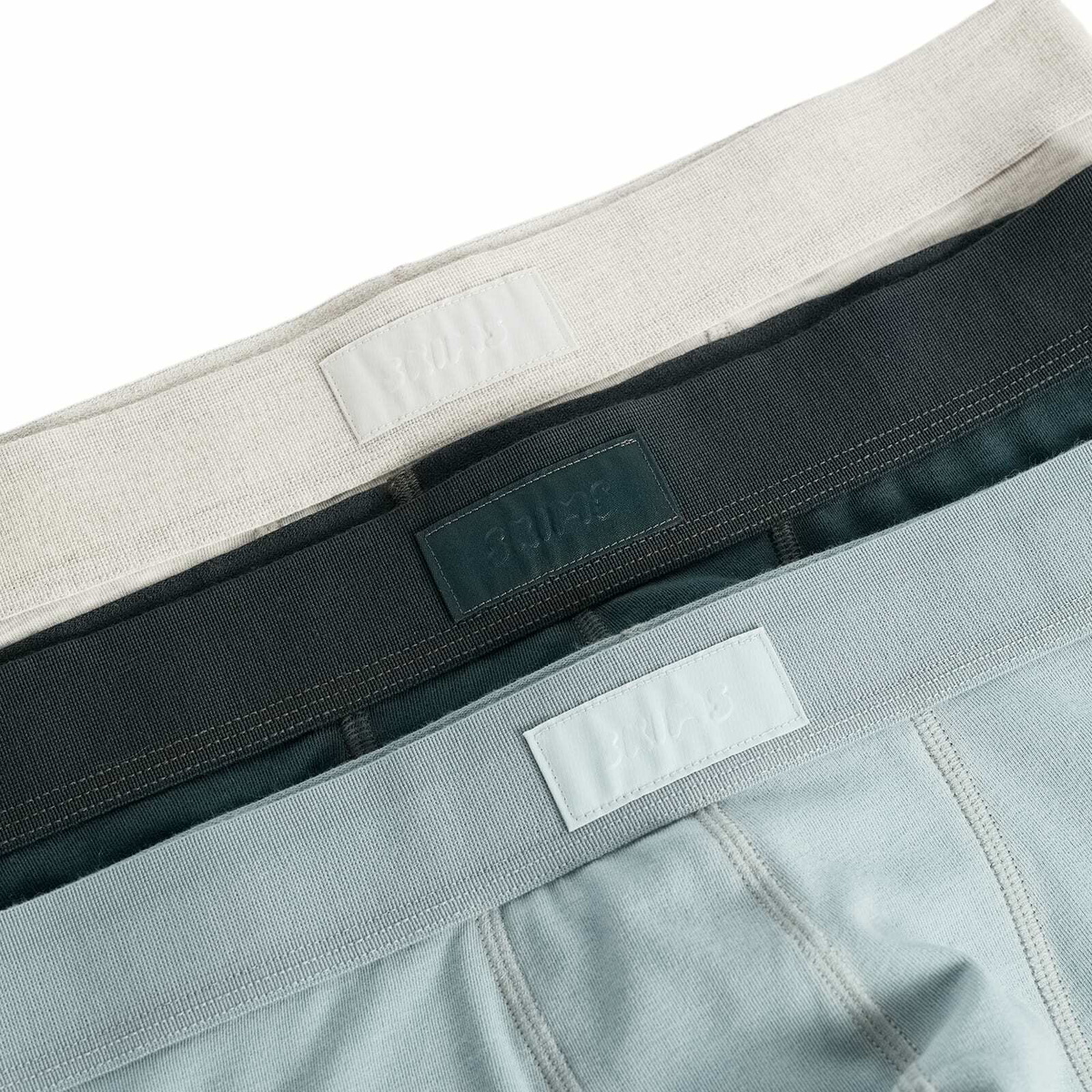 SKIMS Men's Cotton Boxer Brief 5" - 3-Pack in Verdant Multi