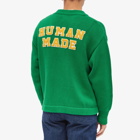Human Made Men's Low Gauge Knit Cardigan in Green
