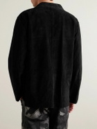 BODE - Suede Overshirt - Black