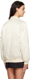 adidas Originals Off-White Collegiate Bomber Jacket