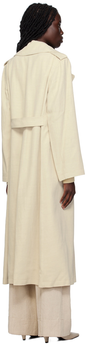 TOTEME Beige Fluid Trench Coat