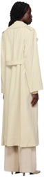 TOTEME Beige Fluid Trench Coat