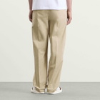 Casablanca Men's Pleated Straight Leg Trouser in Beige