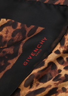 Givenchy Leopard-print Silk Scarf - One Size