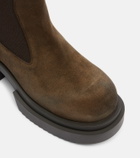 Rick Owens Beatle suede Chelsea boots
