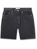 Mr P. - Straight-Leg Denim Shorts - Black