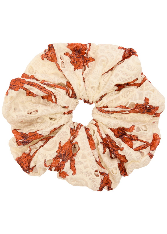 Photo: LA Double J Giga Floral-print Cotton Scrunchie - Multicoloured - One Size