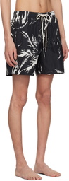 Wales Bonner Black Althea Shorts