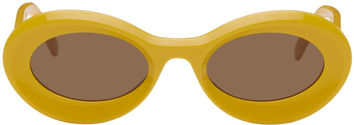 Photo: Loewe Yellow Loop Sunglasses