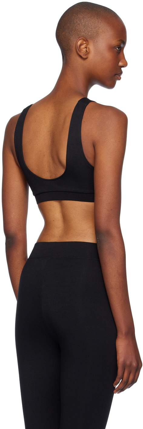 ÉTERNE Black Jersey Sport Bra