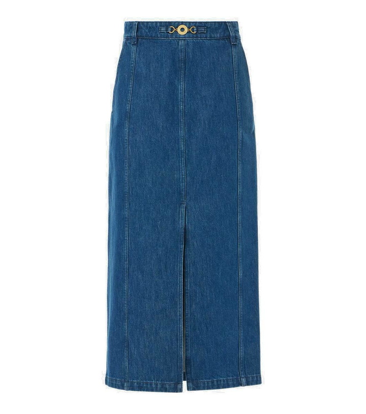 Photo: Patou Denim maxi skirt