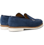 George Cleverley - Riviera Suede Loafers - Men - Blue