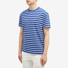 Polo Ralph Lauren Men's Stripe T-Shirt in Beach Royal/White