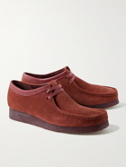 Clarks Originals - Wallabee Low Nubuck Desert Boots - Red