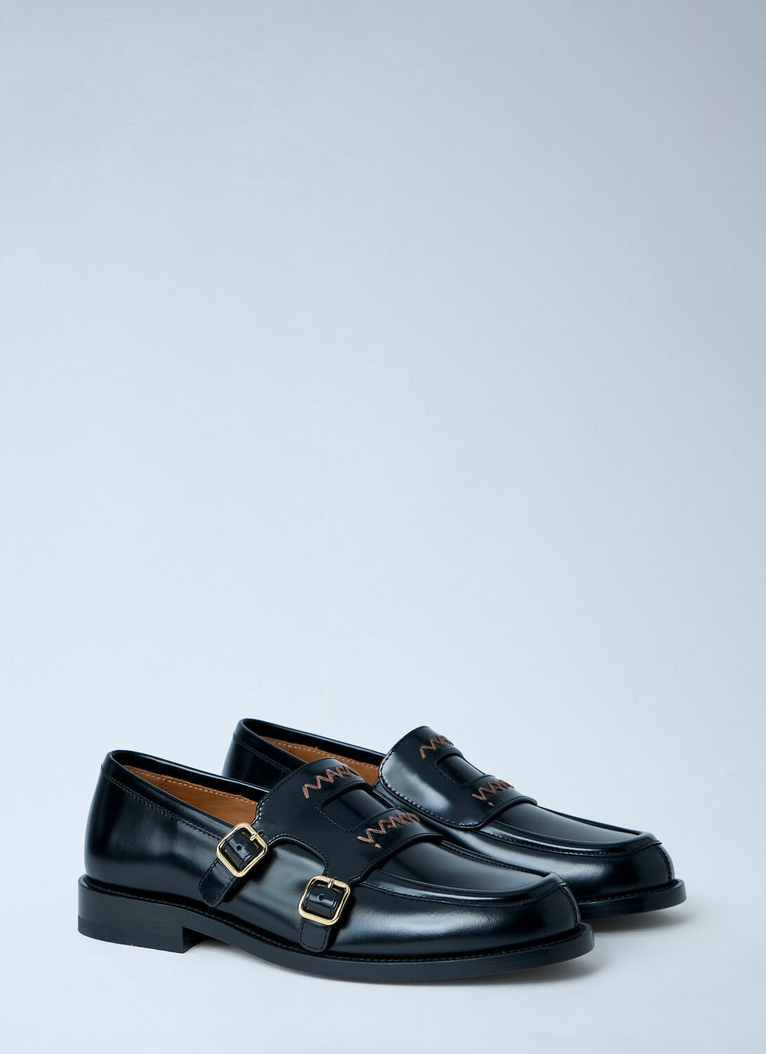 Marni Double Monk Strap Loafers