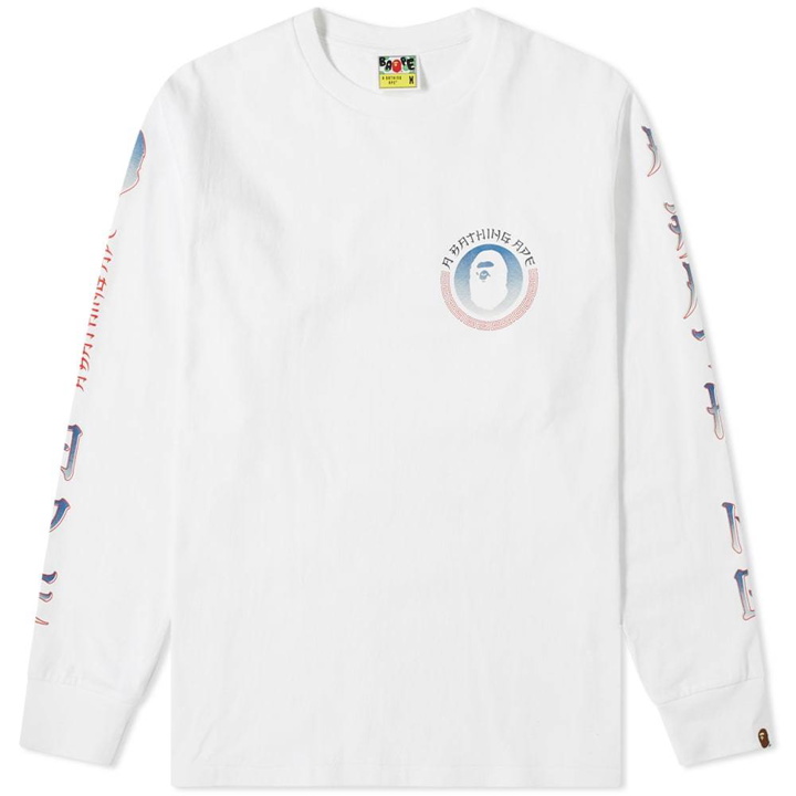 Photo: A Bathing Ape Long Sleeve Master Tee White