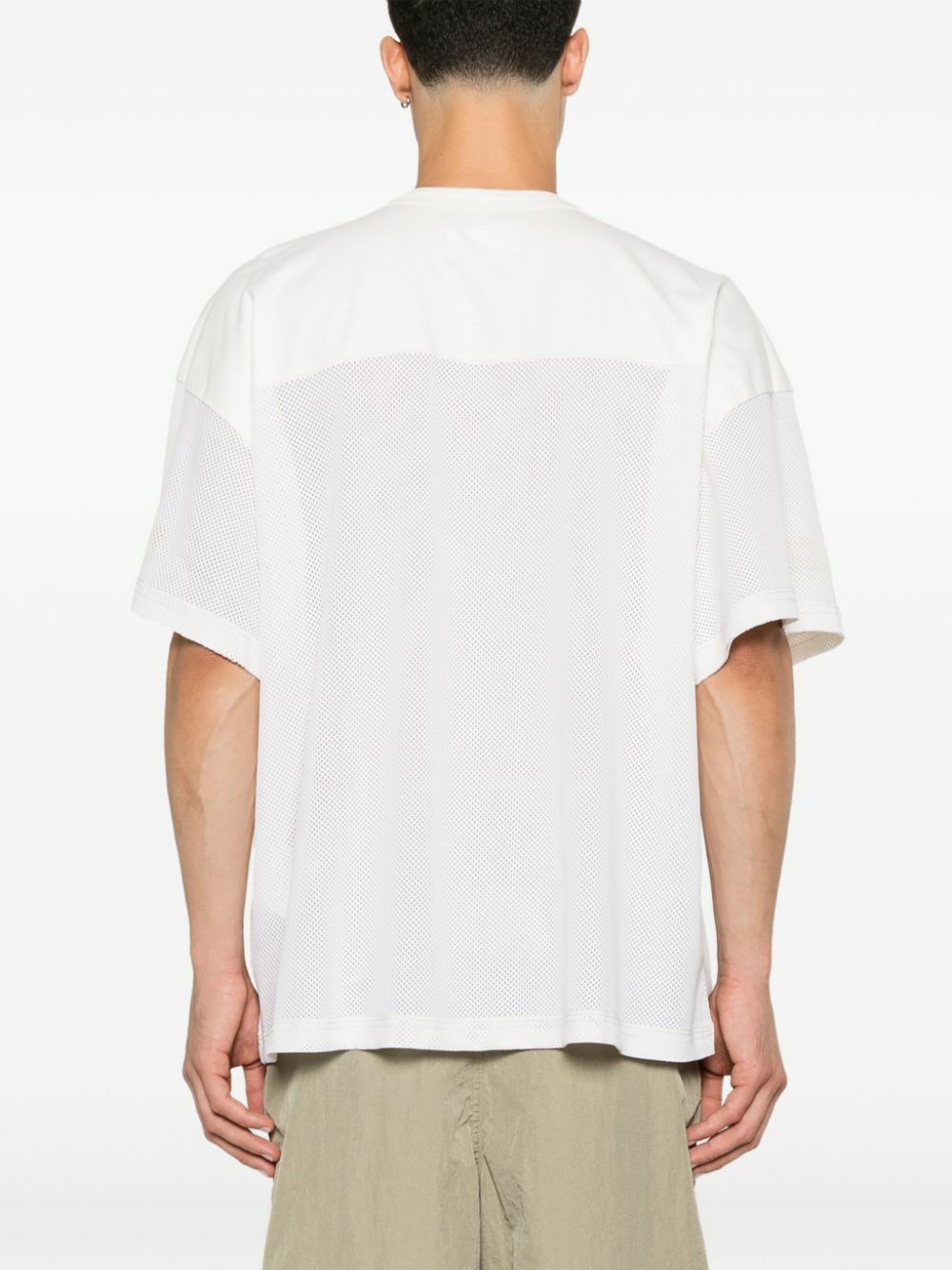 ERL White Logo-Appliqué T-Shirt