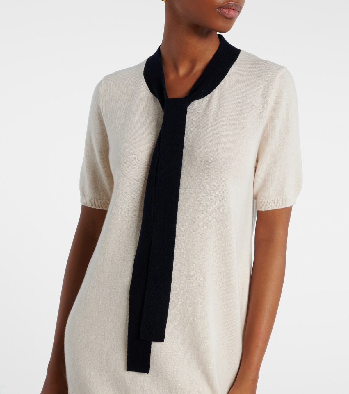 Jardin des Orangers Wool and cashmere sweater dress