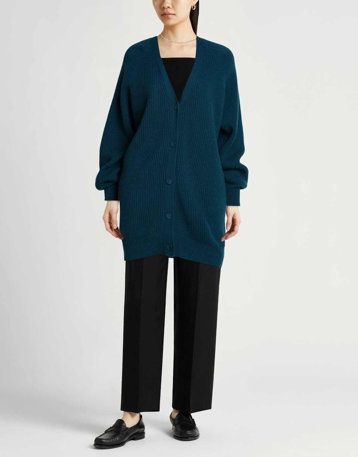 Annagreta Womens Cardigan Deep teal