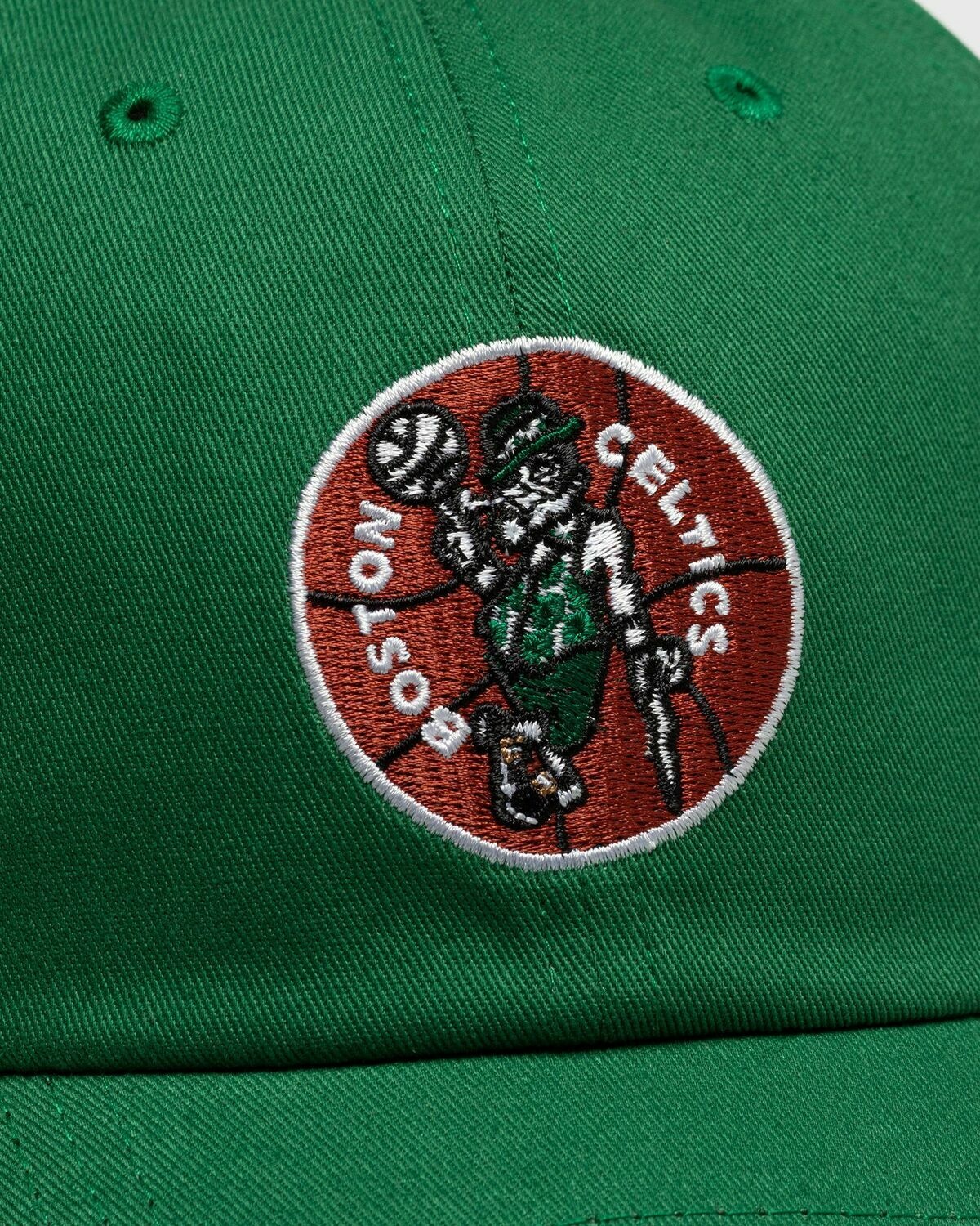 Mitchell & Ness Nba Team Ground 2.0 Dad Strapback Hwc Celtics Green - Mens - Caps
