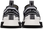 Dolce & Gabbana White Mesh Low-Top Sneakers