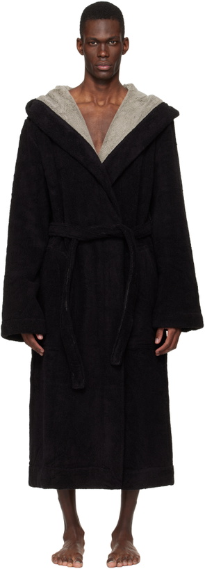 Photo: Rick Owens Black Temple Beach Bathrobe