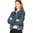 JW Anderson Blue Denim Shaded Pocket Jacket