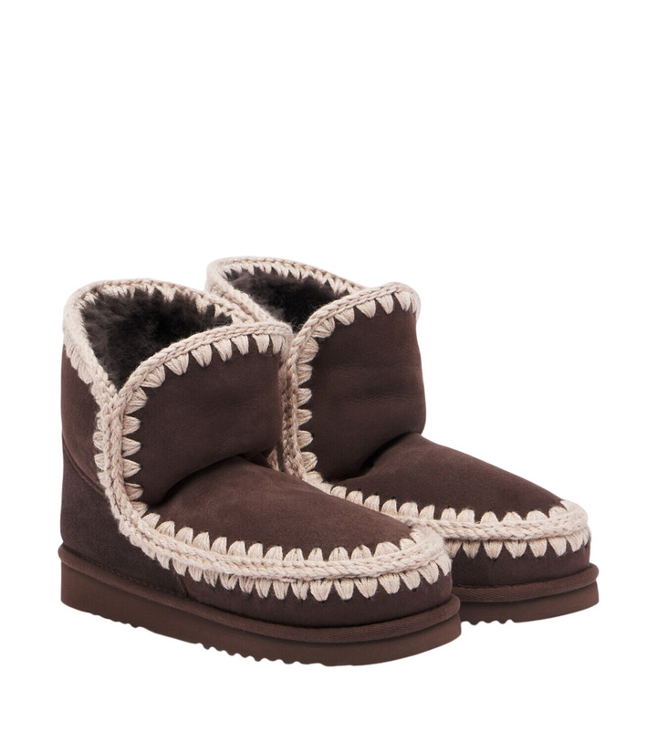 Photo: Mou 18 shearling-lined suede ankle boots