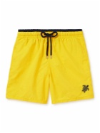 Vilebrequin - Moka Straight-Leg Mid-Length ECONYL® Swim Shorts - Yellow