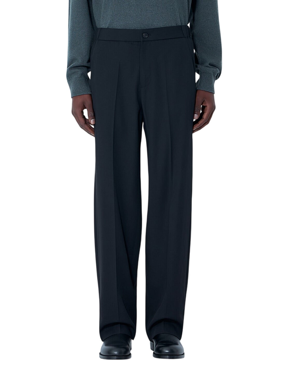 The Row - Marcello Wide-Leg Pleated Virgin Wool-Flannel Trousers