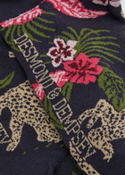 Desmond & Dempsey Soleia Cotton-blend Socks Navy