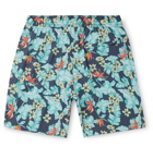 Onia - Charles 7 Mid-Length Printed Swim Shorts - Blue