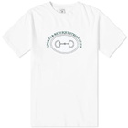 Sporty & Rich Men's Equestrian T-Shirt in White/Forest