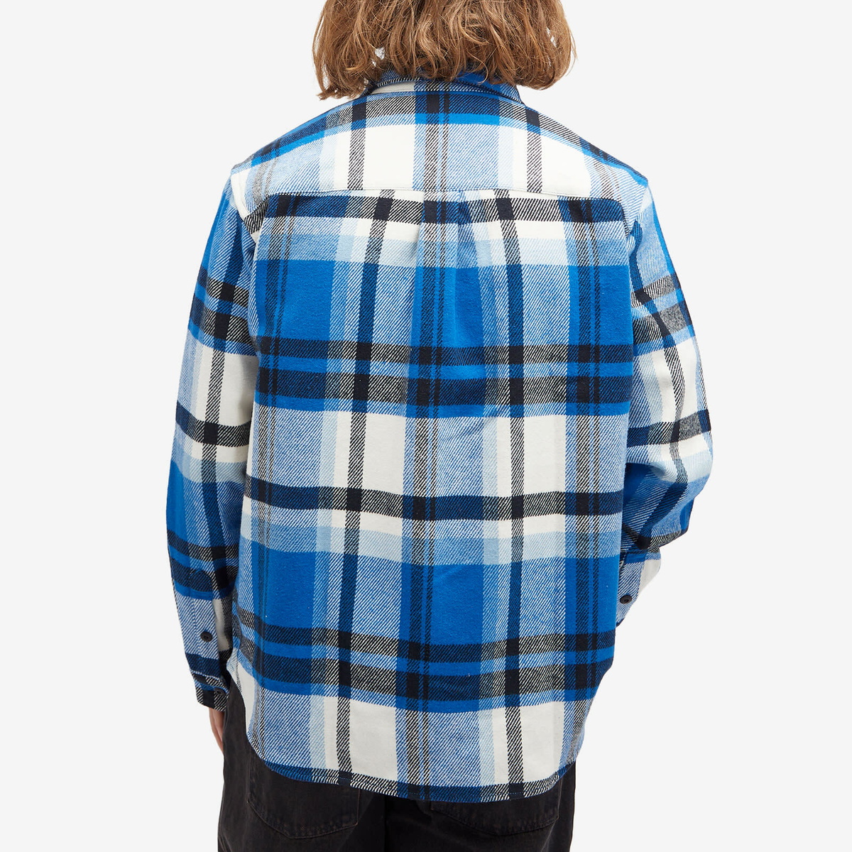 A Bathing Ape Men's Checked Overshirt in Blue