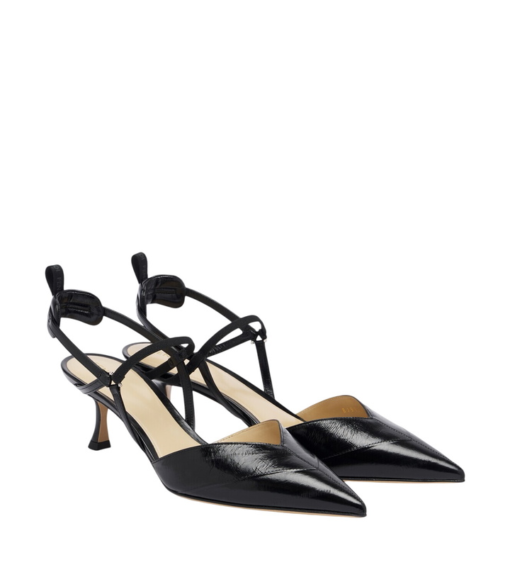 Photo: Fendi Very Colibrì leather slingback pumps