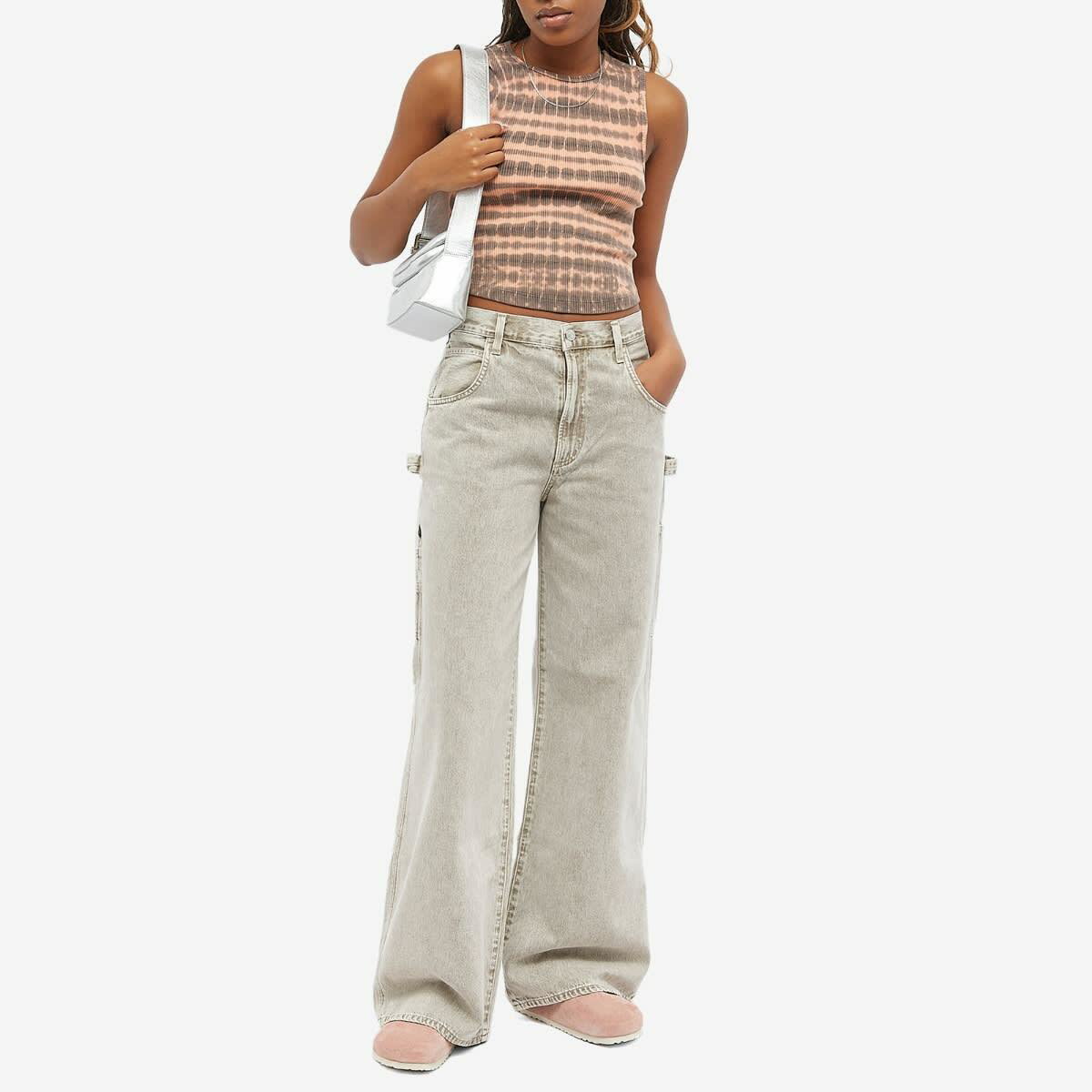 Agolde Women's Magda Organic Cotton Carpenter Pants