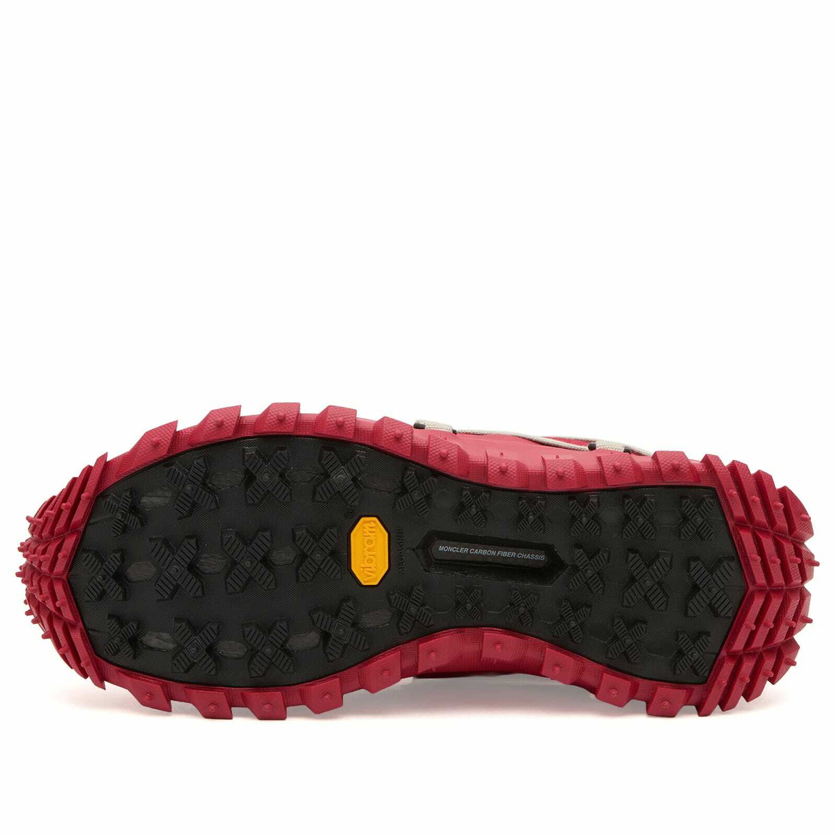 Rick Owens x Moncler Trailgrip Megalace Sneaker in Carnelian