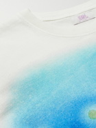 ERL - Printed Cotton-Jersey T-Shirt - White