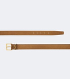 Saint Laurent Cassandre suede belt
