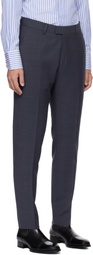 Tiger of Sweden Navy & Gray Tenuta Trousers