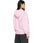 Off-White Pink Spray Off Stamp Over Hoodie