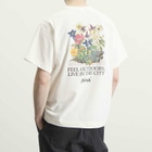 NANGA Men's Eco Hybrid Vintage Flower T-Shirt in White