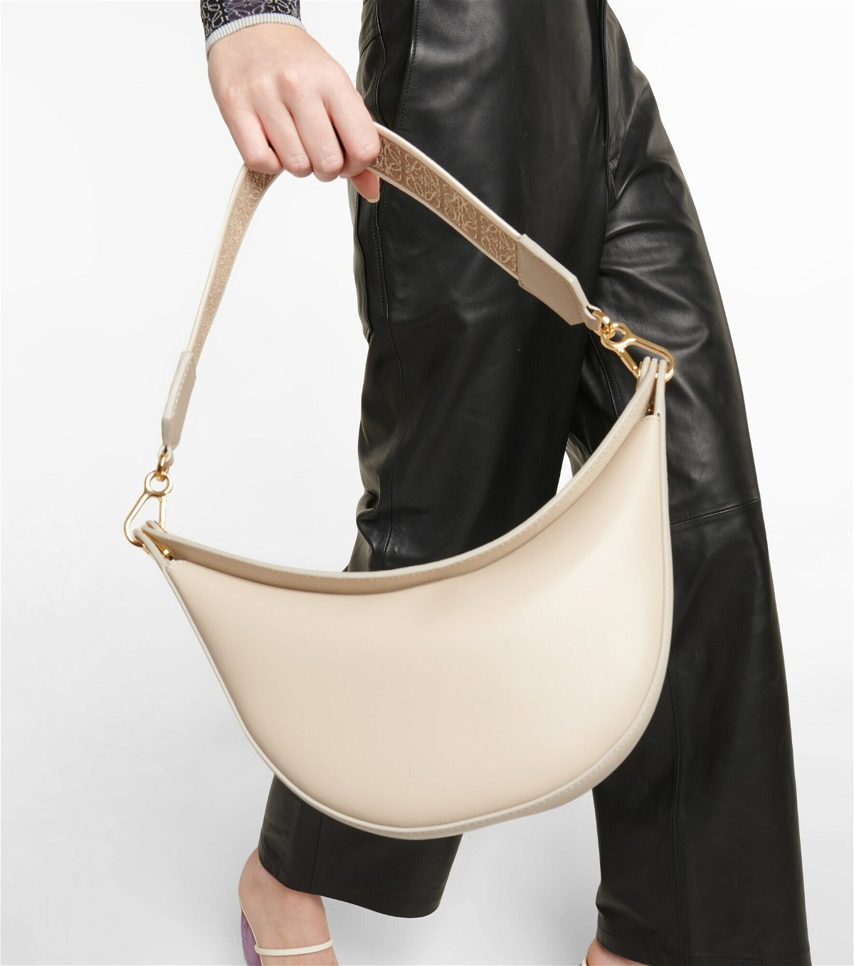 Loewe Luna Small Leather Shoulder Bag