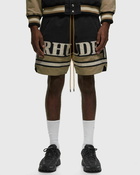 Rhude Rhude Embroidered Logo Short Black - Mens - Sport & Team Shorts