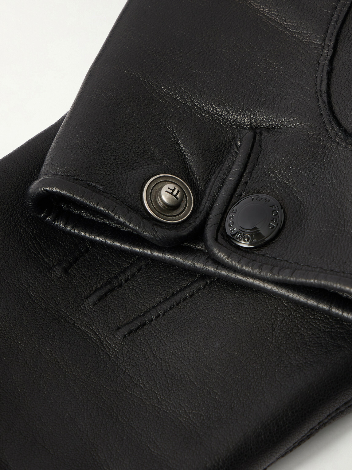 TOM FORD - Leather Gloves - Black